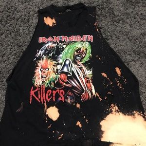 Distressed Iron Maiden tank